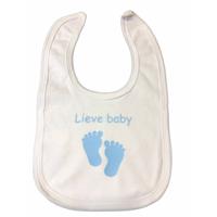 Soft Touch Slabber Lieve Baby Jongens 33 Cm Katoen Wit/blauw - thumbnail
