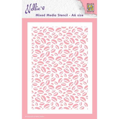 Nellie's Choice • stencil a6 size coffee-beans
