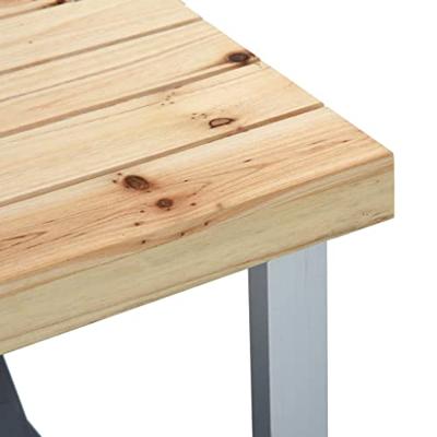 Campingtafel inklapbaar met 4 zitjes staal en aluminium - thumbnail