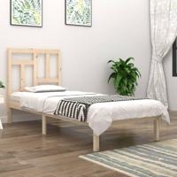 Bedframe zonder matras massief grenenhout 90x190 cm - thumbnail
