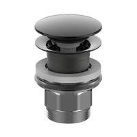 Salenzi Clickwaste Giro Gegalvaniseerd Messing Zwart Chroom ø66 mm - thumbnail