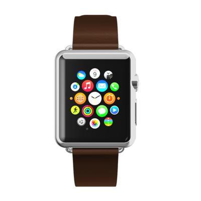 Incipio Premium lederen band voor alle 38 mm Apple Watch modellen / Watch Series 2 / Watch Series 3 / Nike+ [Apple Watch | Apple Watch Sport | Apple Watch Edition] - donkerbruin