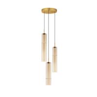 Lyora Unieke hanglampSano 3-lichts goud - 9009168 - thumbnail