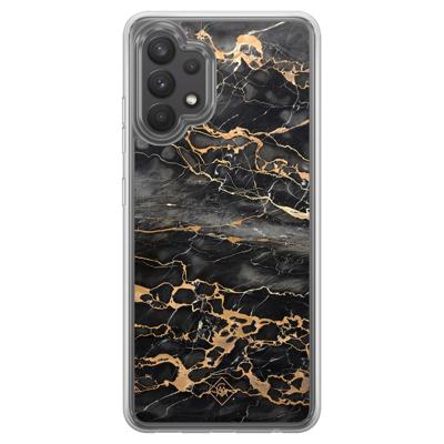 Samsung Galaxy A32 4G hybride hoesje - Marmer grijs brons Samsung Galaxy A32 4G hybride hoesje - Marmer grijs brons
