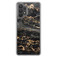 Samsung Galaxy A32 4G hybride hoesje - Marmer grijs brons - thumbnail
