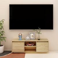 Tv-meubel 110x30x40 cm massief acaciahout - thumbnail
