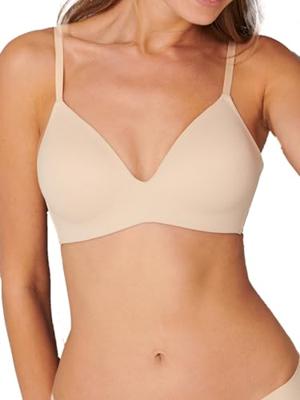 BH met vulling zonder beugel - Invisible soft - Comfort invisible bh die niet doorschijnt - Huidskleur - Zwart