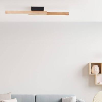 Brilliant Houten plafondlampArion 62cm - G99071/76