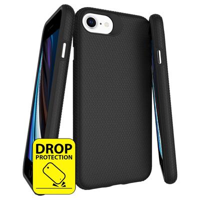Just in Case Armor Case voor Apple iPhone SE 2022 Telefoonhoesje Zwart