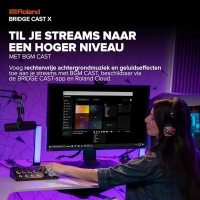 Roland Bridge Cast X gaming audio mixer