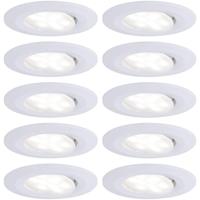 Paulmann LED-inbouwlamp voor badkamer Set van 10 stuks 60 W Wit (mat) - thumbnail