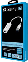 Sandberg USB3.0 Gigabit Network Adapter - thumbnail