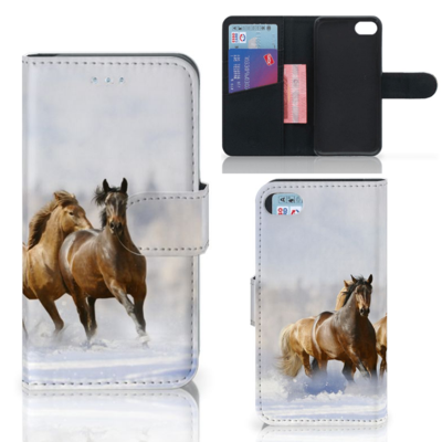 iPhone 7 | 8 | SE (2020) | SE (2022) | Telefoonhoesje | Met pasjeshouder | Paarden iPhone 7 | 8 | SE (2020) | SE (2022) | Telefoonhoesje | Met pasjeshouder | Paarden
