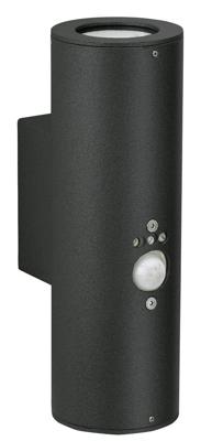 Albert Buitenlamp up down met sensorMolli zwart - 662480