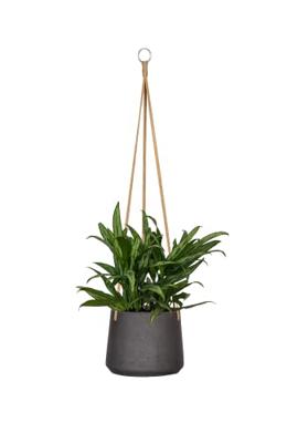 Rough Eco-line hangende bloempot S 14x11 cm Patt zwart Rough Eco-line hangende bloempot S 14x11 cm Patt zwart