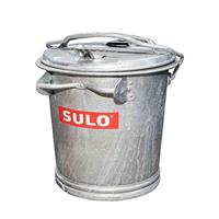 SULO 1029084 Afvalbak 35 l Staal (verzinkt) Verzinkt 1 stuk(s) - thumbnail