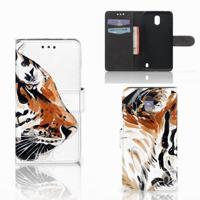 Hoesje Nokia 2 Watercolor Tiger - thumbnail
