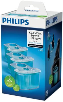 Philips Set van 3 schoonmaakcartridges met dubbelfiltersysteem