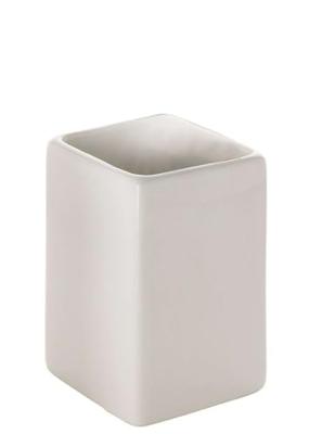 Tandenborstelhouder Sapho Verbena Vrijstaand 10x6.5 cm Keramiek Wit Sapho