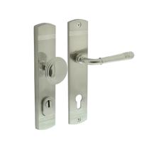 Intersteel voordeurbeslag Helena PC92mm met kerntrekbeveiliging - nikkel mat - thumbnail