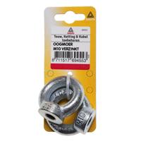 Delt oogmoer m8 verzinkt 2st Deltafix - Deltafix - thumbnail