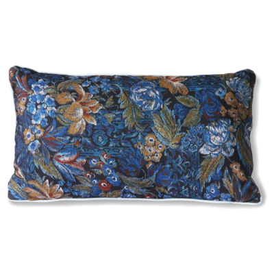 HKliving Printed Blue Sierkussen 35 x 60 cm HKliving Printed Blue Sierkussen 35 x 60 cm