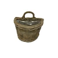 Plantenmand Wandhanger Antiek Grijs 20cm - thumbnail