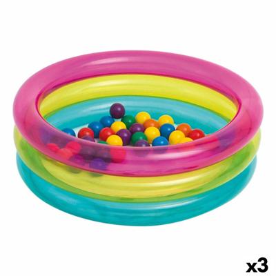 Ballenbad Intex 86 x 25 x 86 cm (3 Stuks)