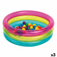 Ballenbad Intex 86 x 25 x 86 cm (3 Stuks) - thumbnail