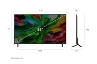 LG TV QNED Evo AI 2025 | 55QNED85A | 55 inch (139 cm) | MiniLED 120Hz | Processor α8 AI 4K Gen2 | Dolby Vision | Alexa - thumbnail
