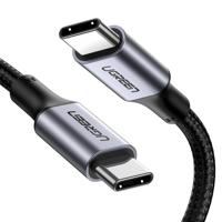 USB-C-kabel - UGREEN - Versterkte Type-C naar C-kabel - 1 m - 100W - Zwart - thumbnail