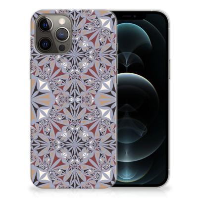 iPhone 12 Pro Max | TPU | Siliconen hoesje | Flower Tiles