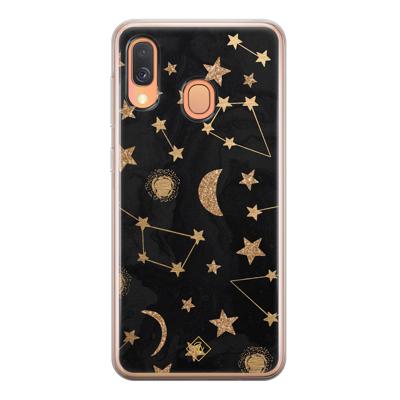 Samsung Galaxy A40 siliconen hoesje - Counting the stars Samsung Galaxy A40 siliconen hoesje - Counting the stars