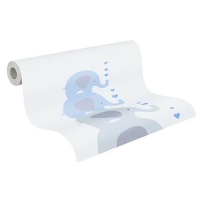 AS Creation Little Love blauw behang | 381351