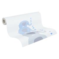 AS Creation Little Love blauw behang | 381351 - thumbnail