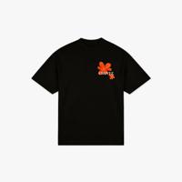 Croyez Homme Botanique T-shirt Cra80026009 Print T-shirts 49020 Black/orange - thumbnail
