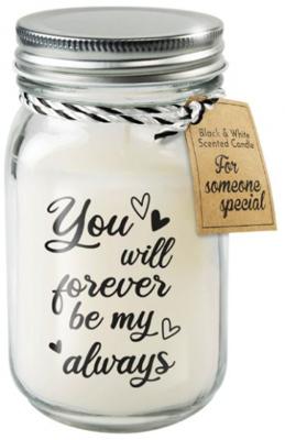 Geurkaars in glas - Forever be my always