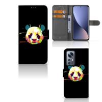Xiaomi 12 Pro Leuk Hoesje Panda Color | Portemonnee hoesje - thumbnail