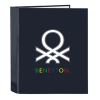 Ringmap Benetton Sixties Marineblauw A4 (27 x 33 x 6 cm) - thumbnail