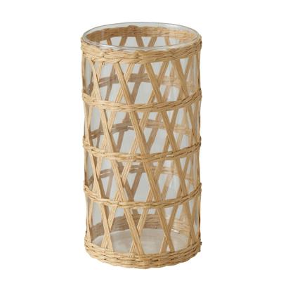 Boltze Home Vaas favro glas/zeegras ø11xh20cm