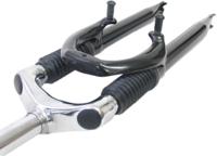 VWP voorvork verend 24 inch ATB 1 inch zwart - thumbnail