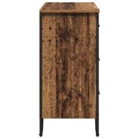 Ladekast met lade Oud Hout 91 x 35.5 x 74.5 cm Bewerkt hout - thumbnail