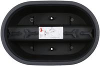 Balkonbak ovaal set 40 cm E&K - antraciet - thumbnail