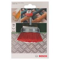 Bosch Accessoires Komstaalborstels voor boormachines - nylondraad met korund schuurmiddel K80, 75 mm - 2609256525 - thumbnail