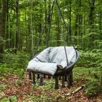 Nohr Hangstoel 'Aracely' kleur Grijs - thumbnail