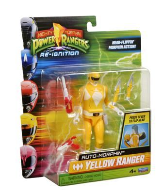 Ty Power rangers auto morphin yellow ranger
