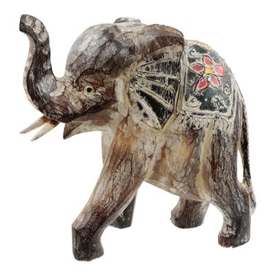 Houten Olifant Lopend Bruin (21 x 20 cm) Houten Olifant Lopend Bruin (21 x 20 cm)
