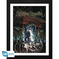 Jutjutsu Kaisen Framed Print - Itadori & Sakuna - thumbnail