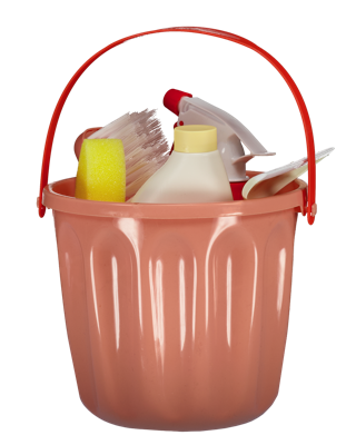 Speelgoed schoonmaakset - Oranje