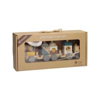 Houten Stapelen Trek Trein - thumbnail